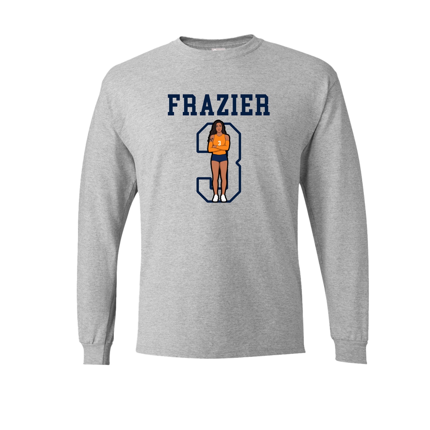 Long Sleeve Tee — Shirsey in Grey