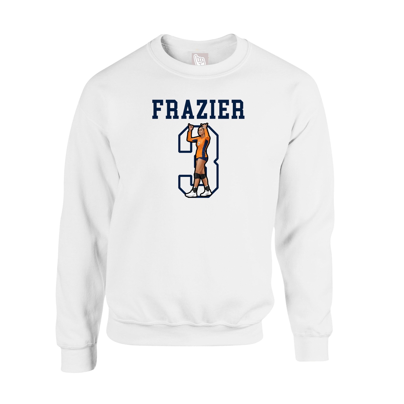 Fleece Crew — Shirsey in White