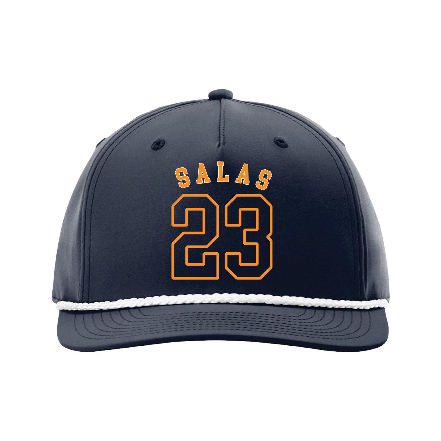 Five-Panel Classic Rope Cap — Shirsey Arch in Navy