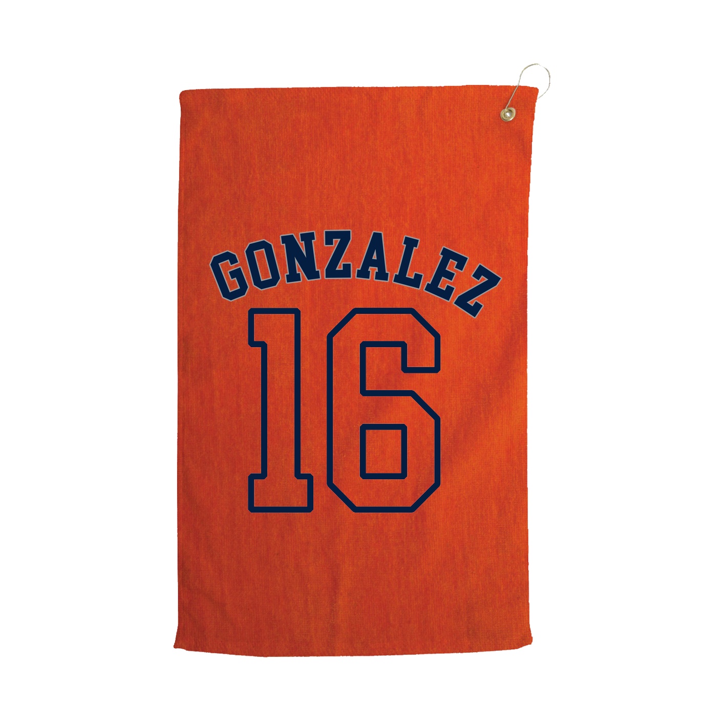 Golf Towel — Shirsey Arch in Orange