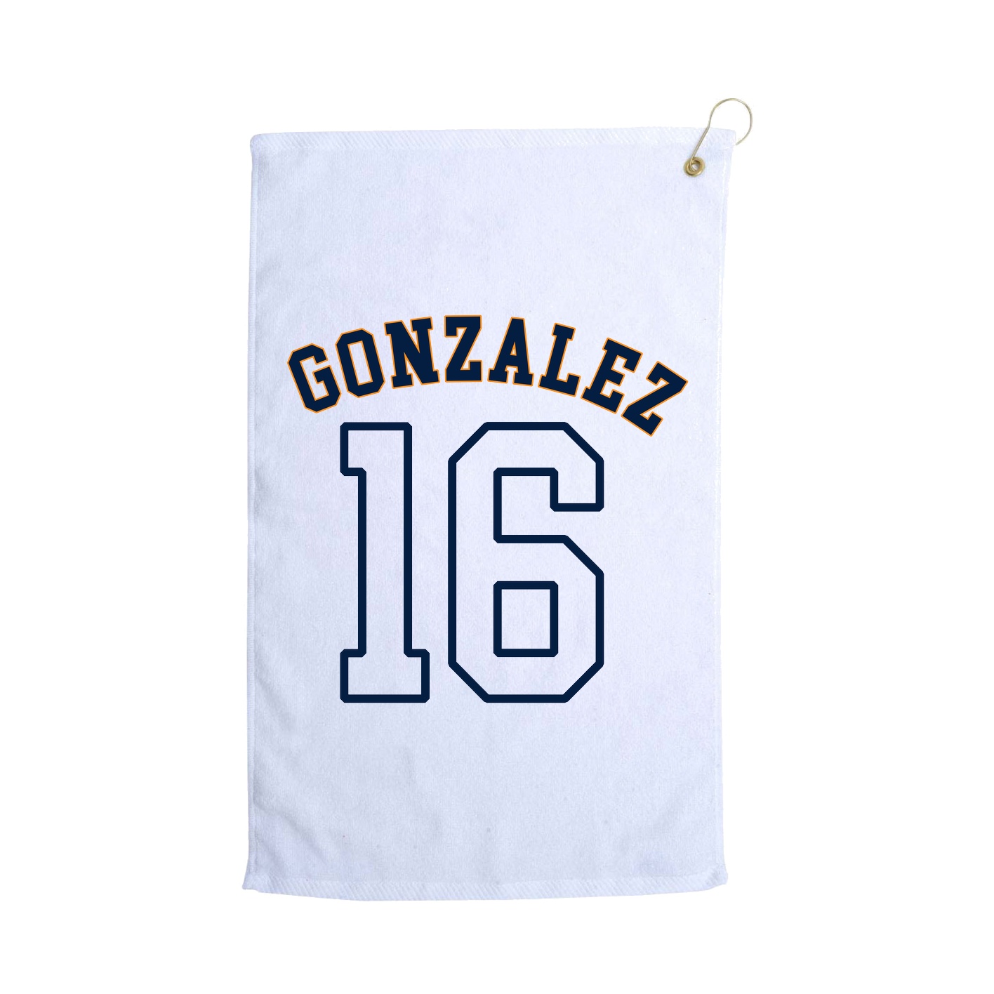 Golf Towel — Shirsey Arch in White