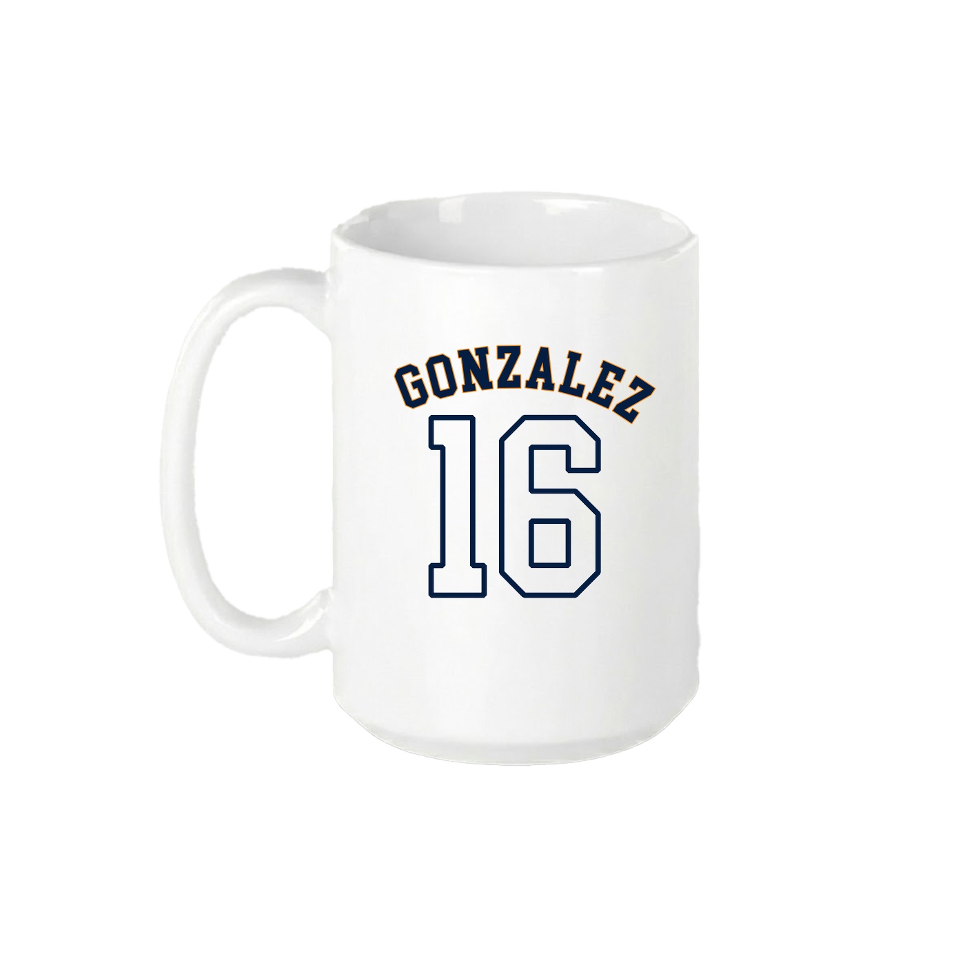 15oz Coffee Mug — Shirsey Arch in White