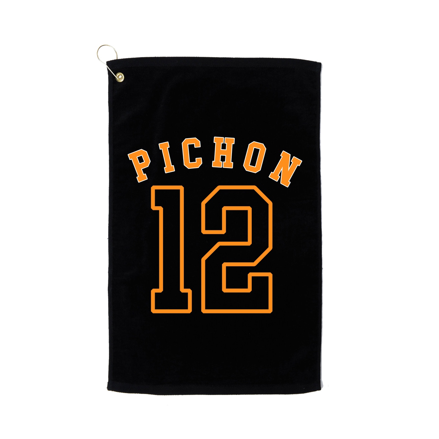 Golf Towel — Shirsey Arch in Black