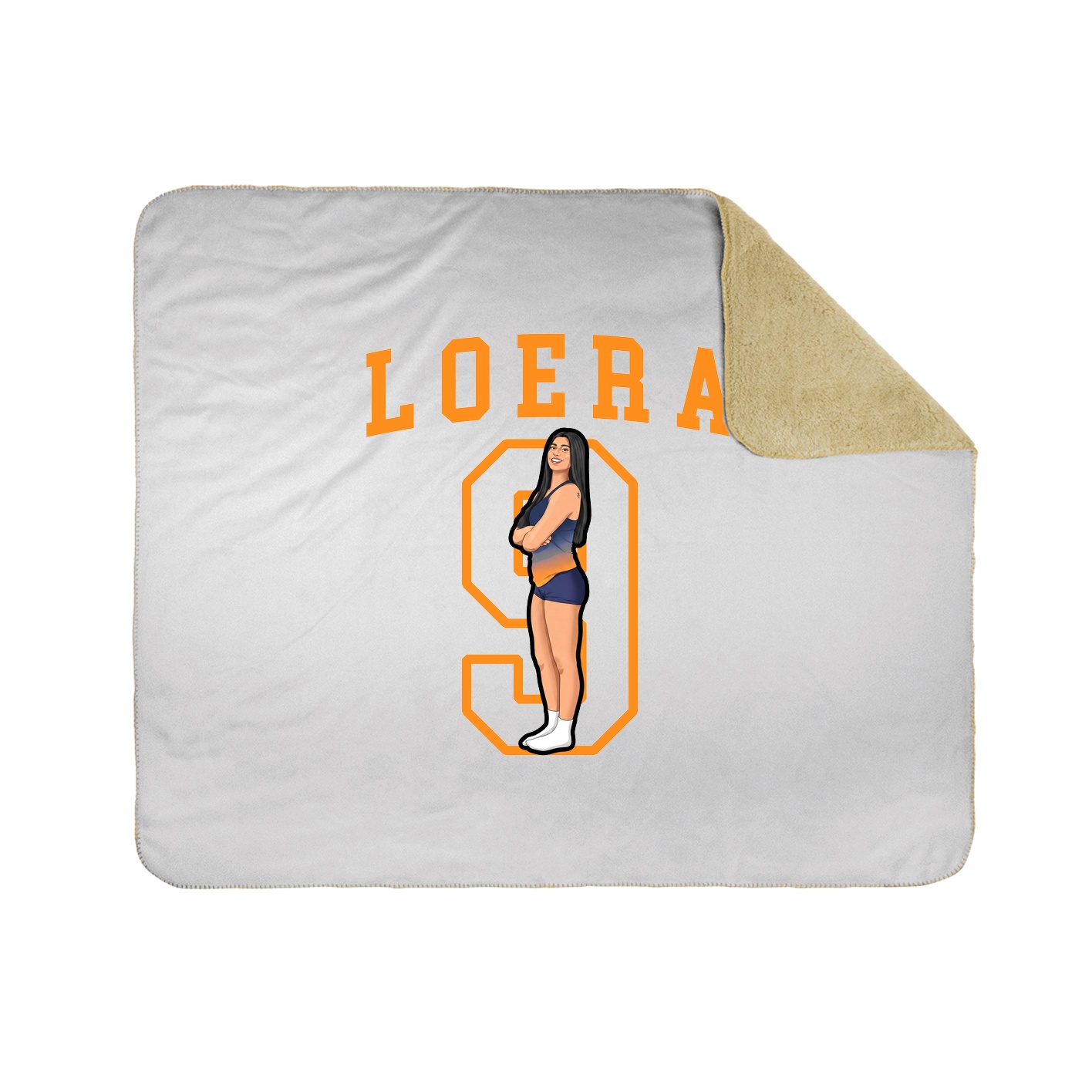 Throw Blanket — Shirsey in White