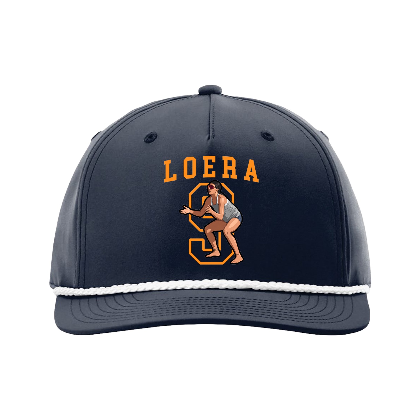 Five-Panel Classic Rope Cap — Shirsey in Navy