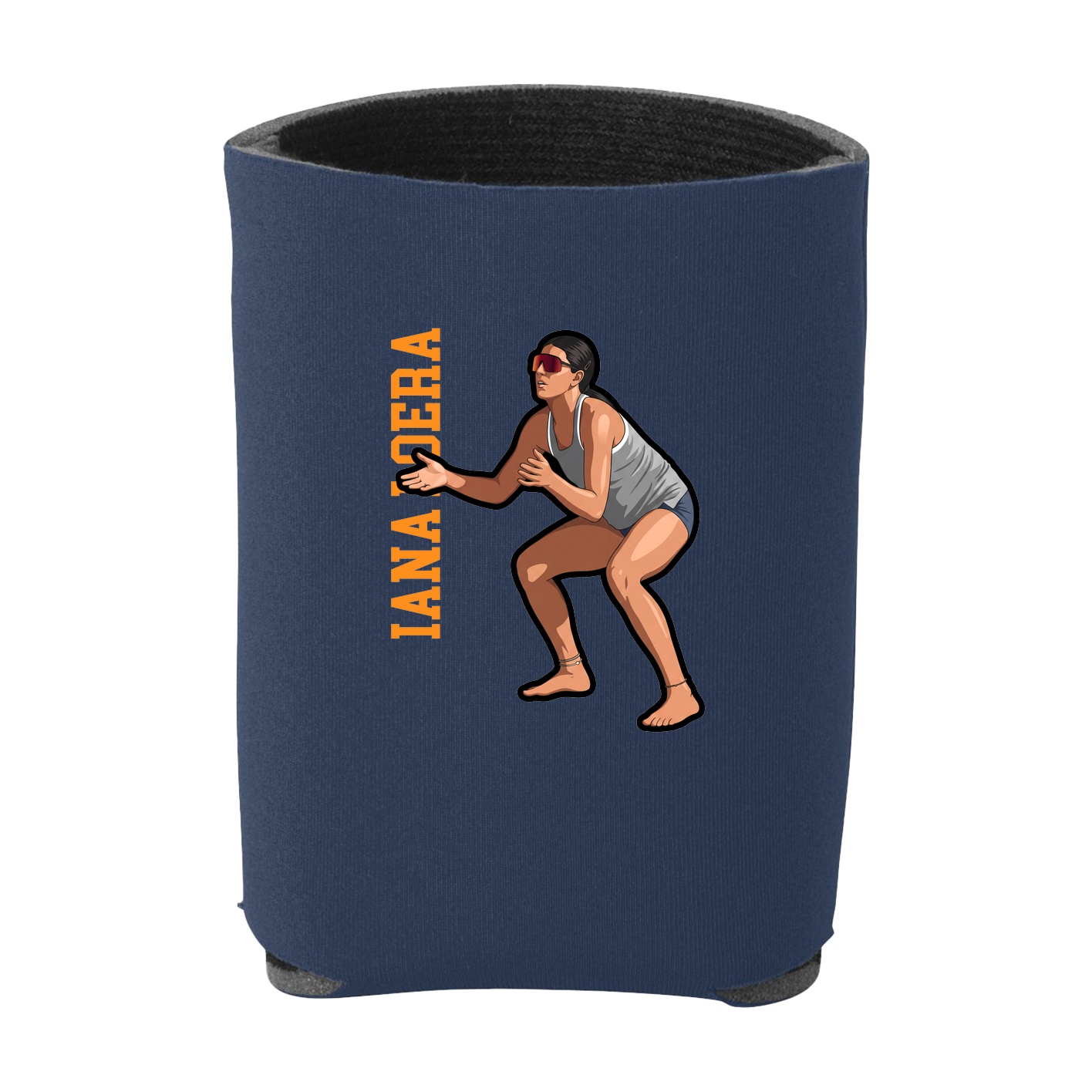 Can Holder — Name Vertical in Navy