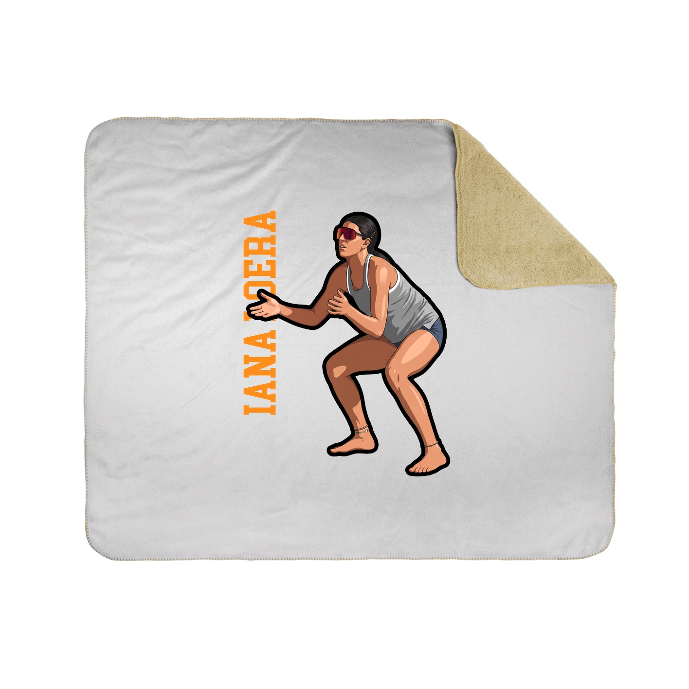 50x60 Sherpa Lined Throw Blanket