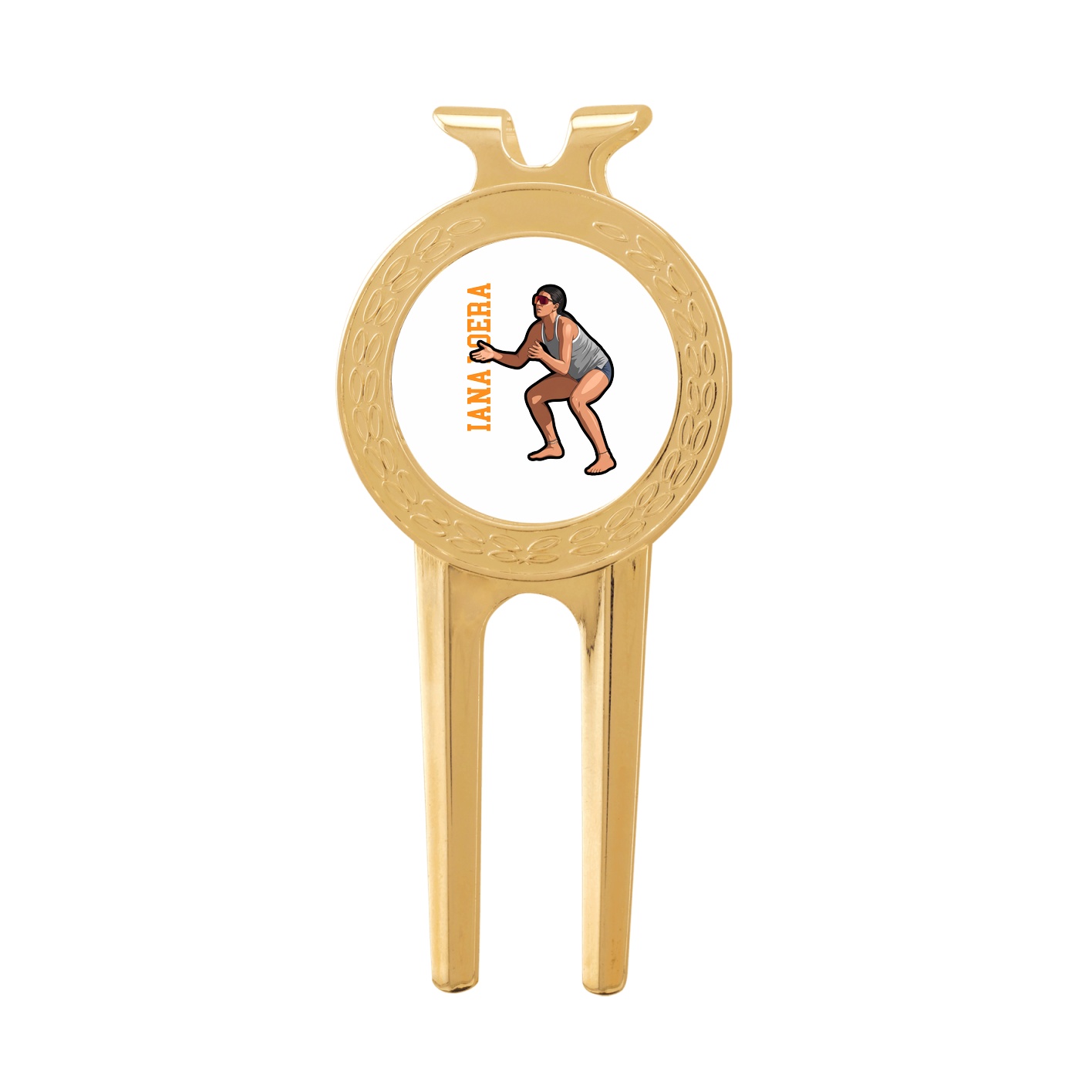 Divot Tool with Ball Marker — Name Vertical in Classic