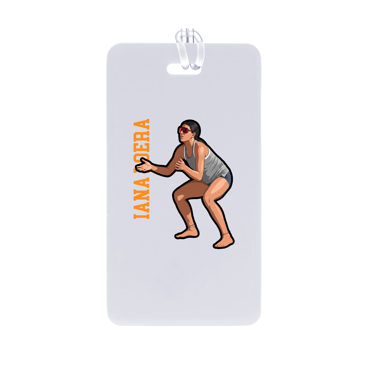 Bag Tag — Name Vertical in Classic