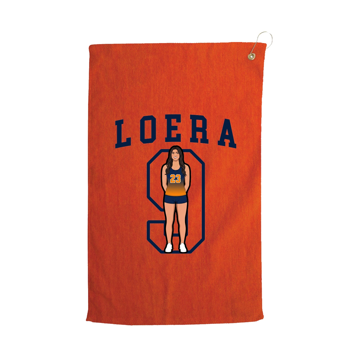 Golf Towel — Shirsey in Orange