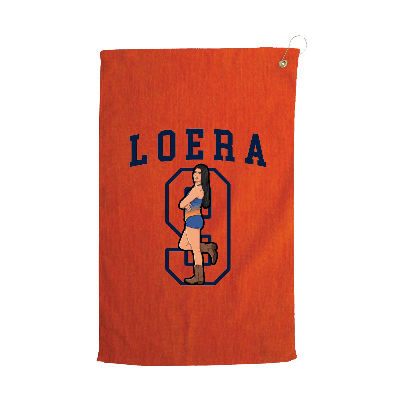 Golf Towel — Shirsey in Orange