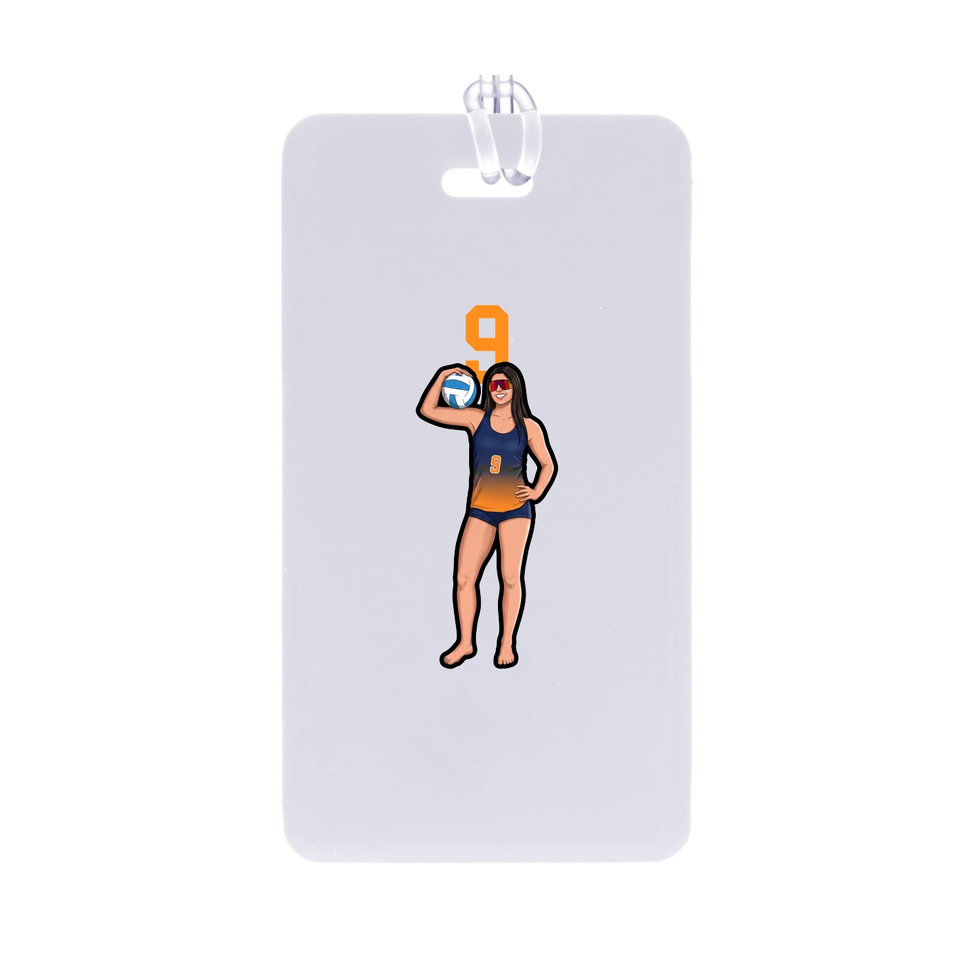 Bag Tag — Number Top in Classic