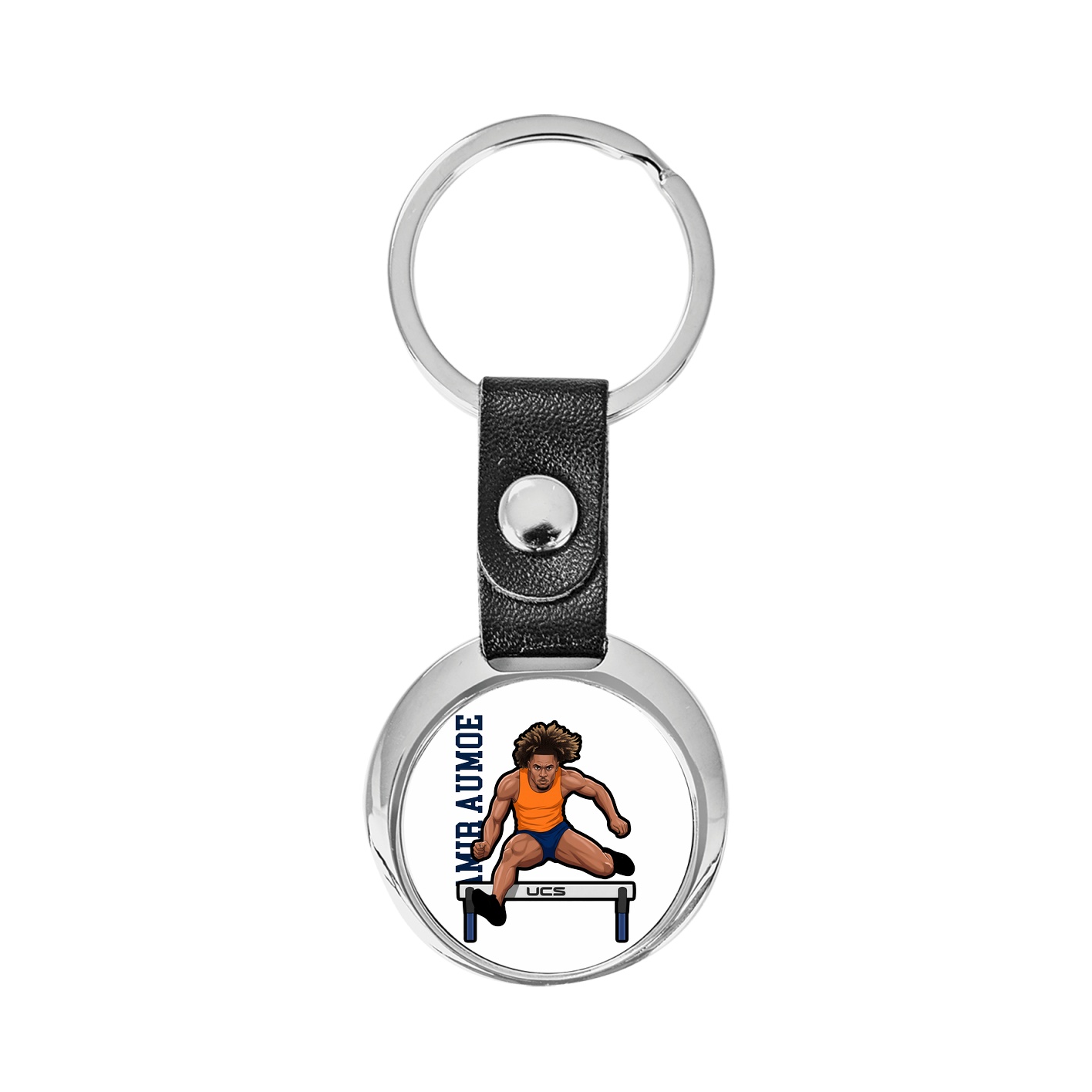 Key Chain — Name Vertical in Classic