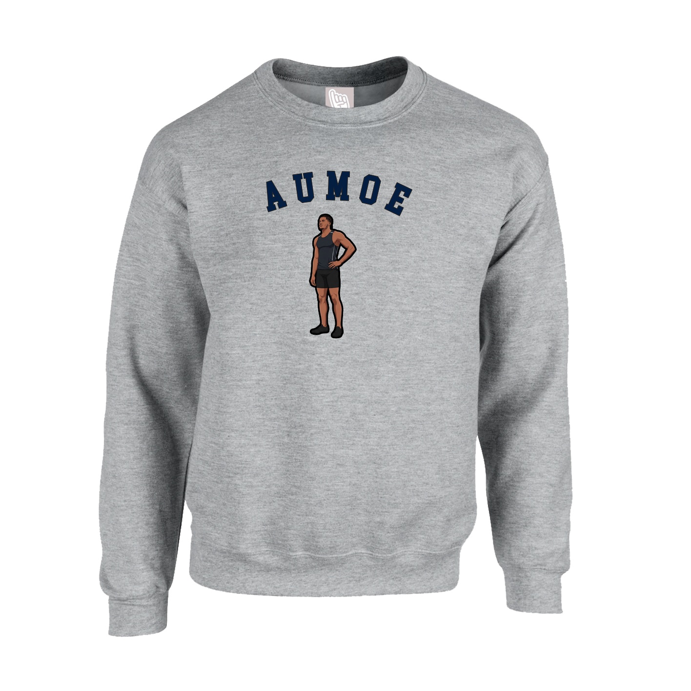 Fleece Crew — Shirsey Arch in Grey