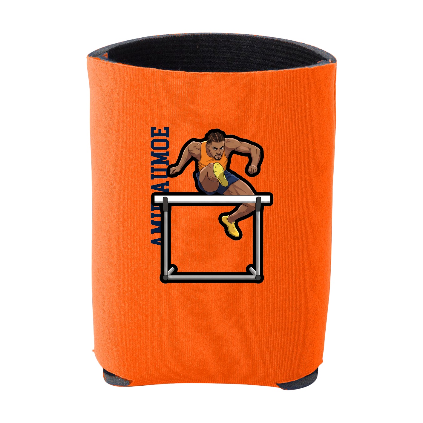 Can Holder — Name Vertical in Orange