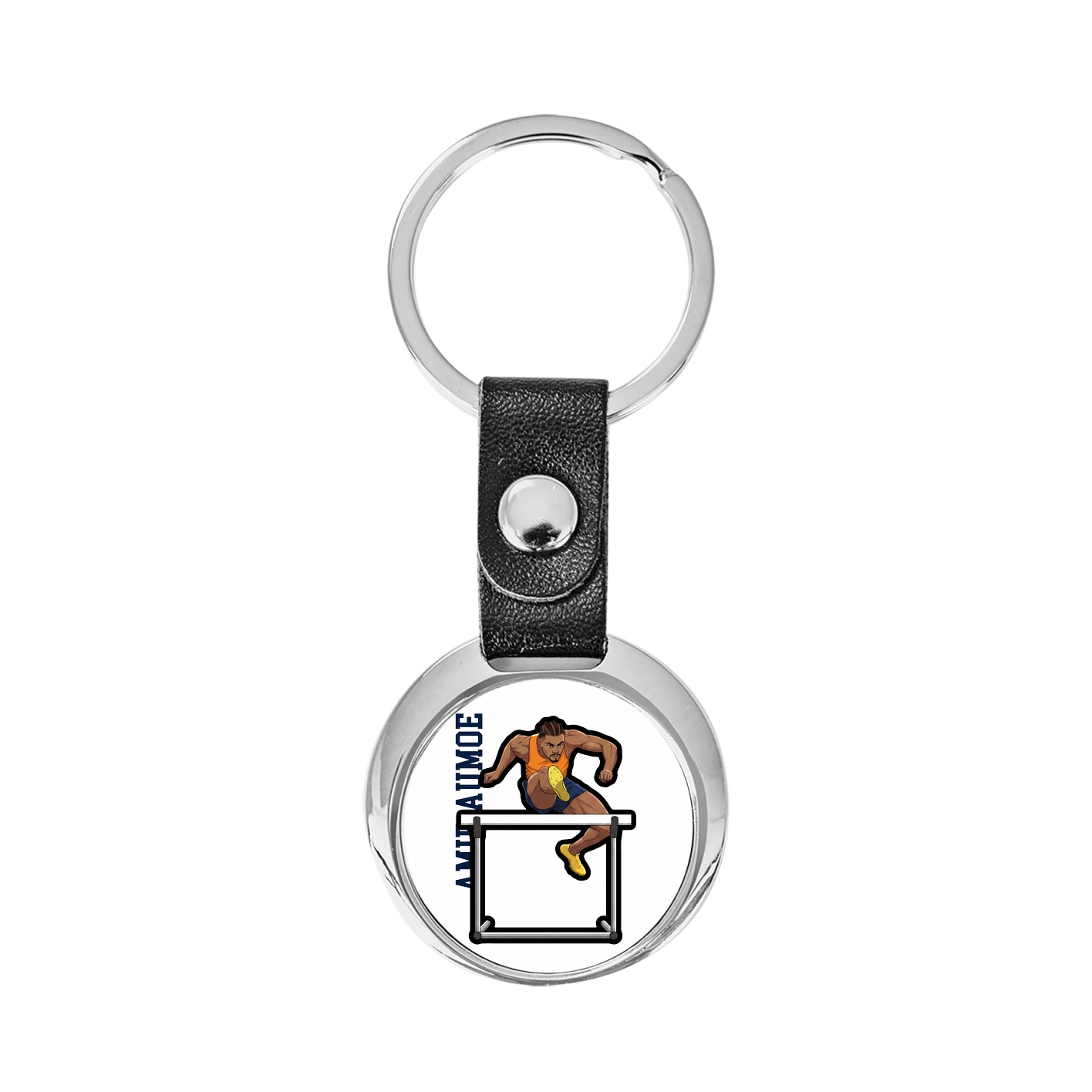 Key Chain — Name Vertical in Classic