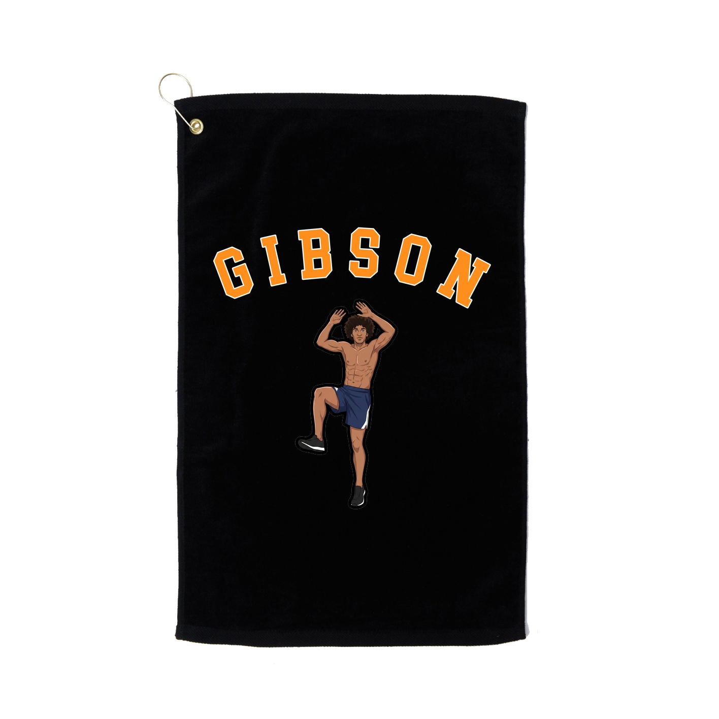 Golf Towel — Shirsey Arch in Black