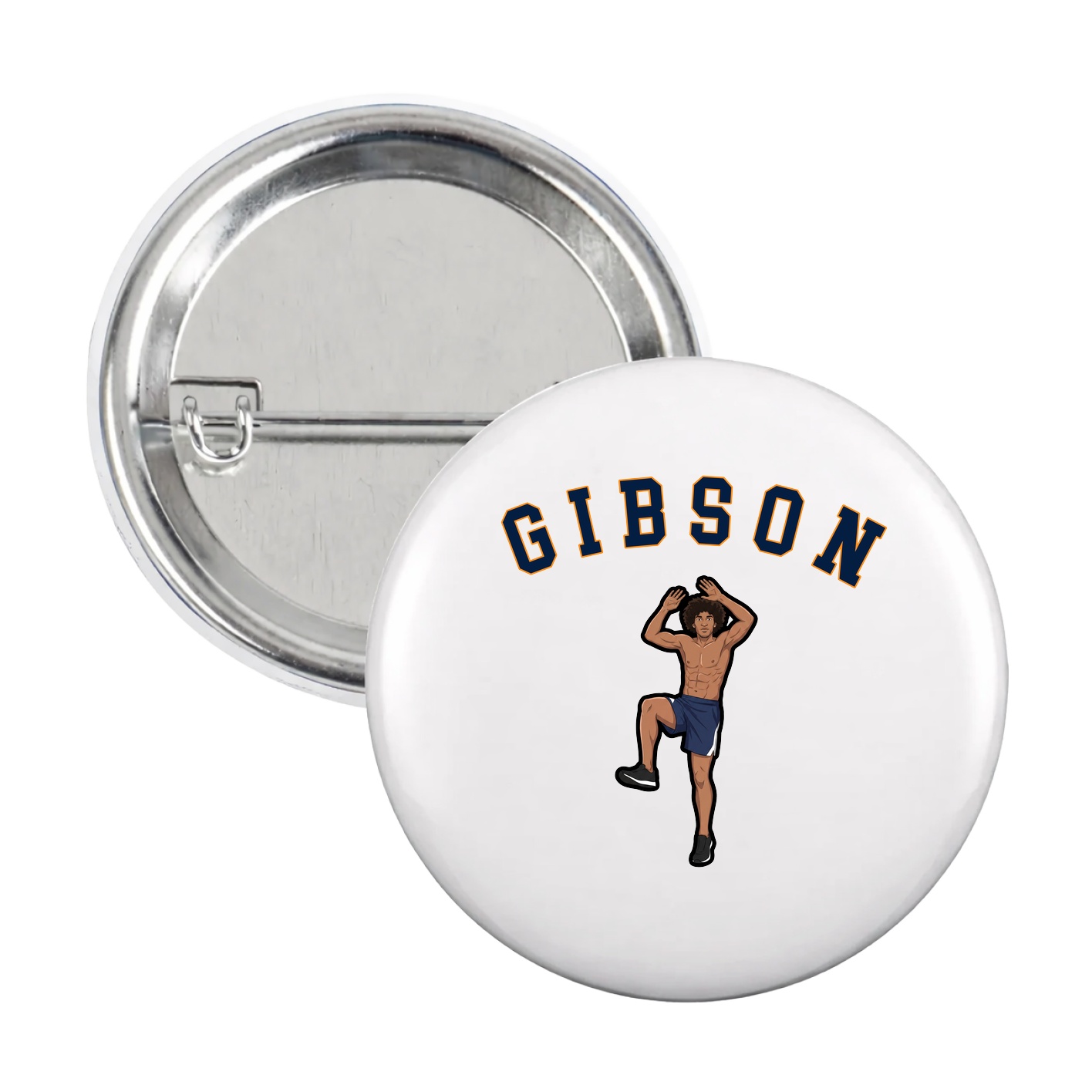 Game Day Button — Shirsey Arch in White