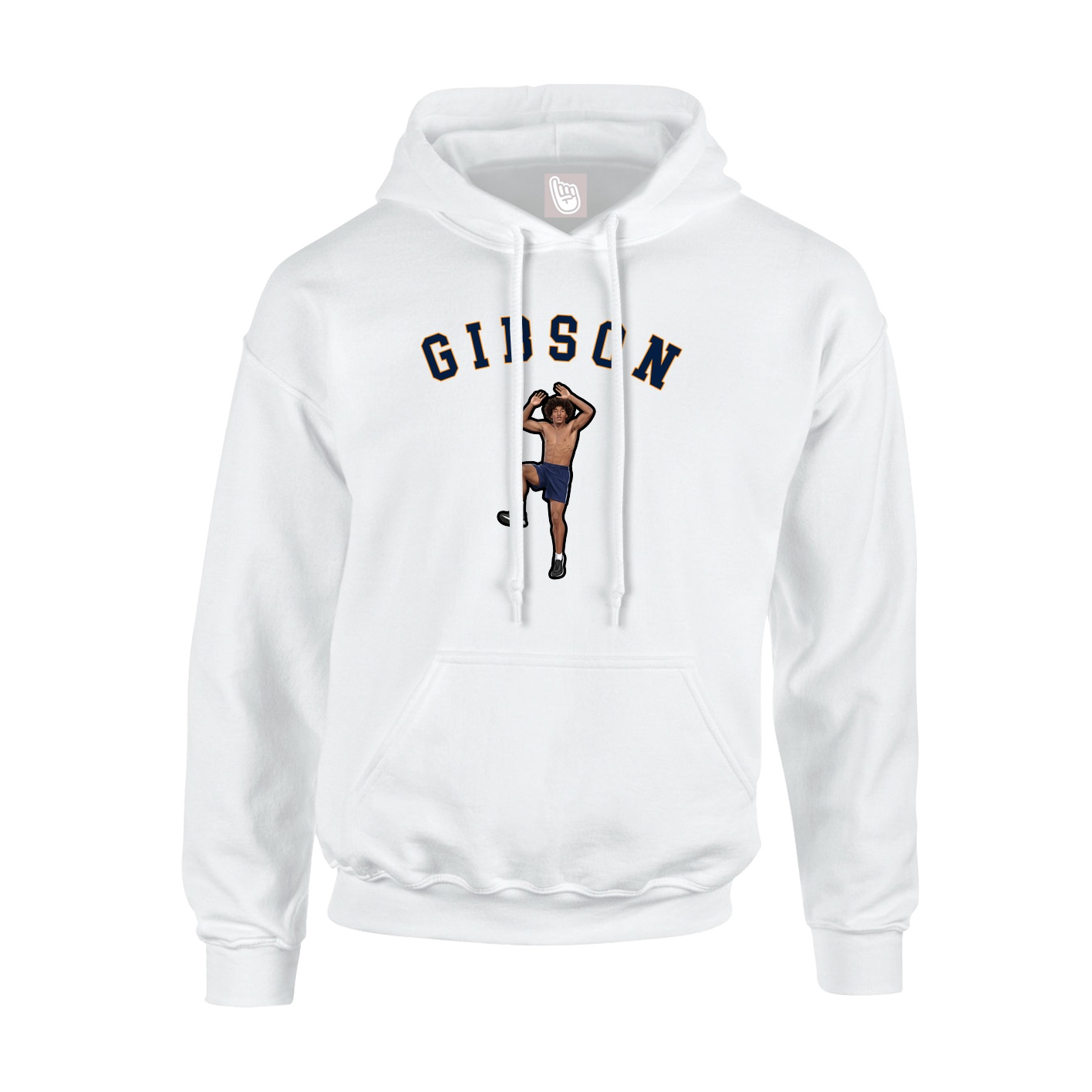 Hoodie — Shirsey Arch in White