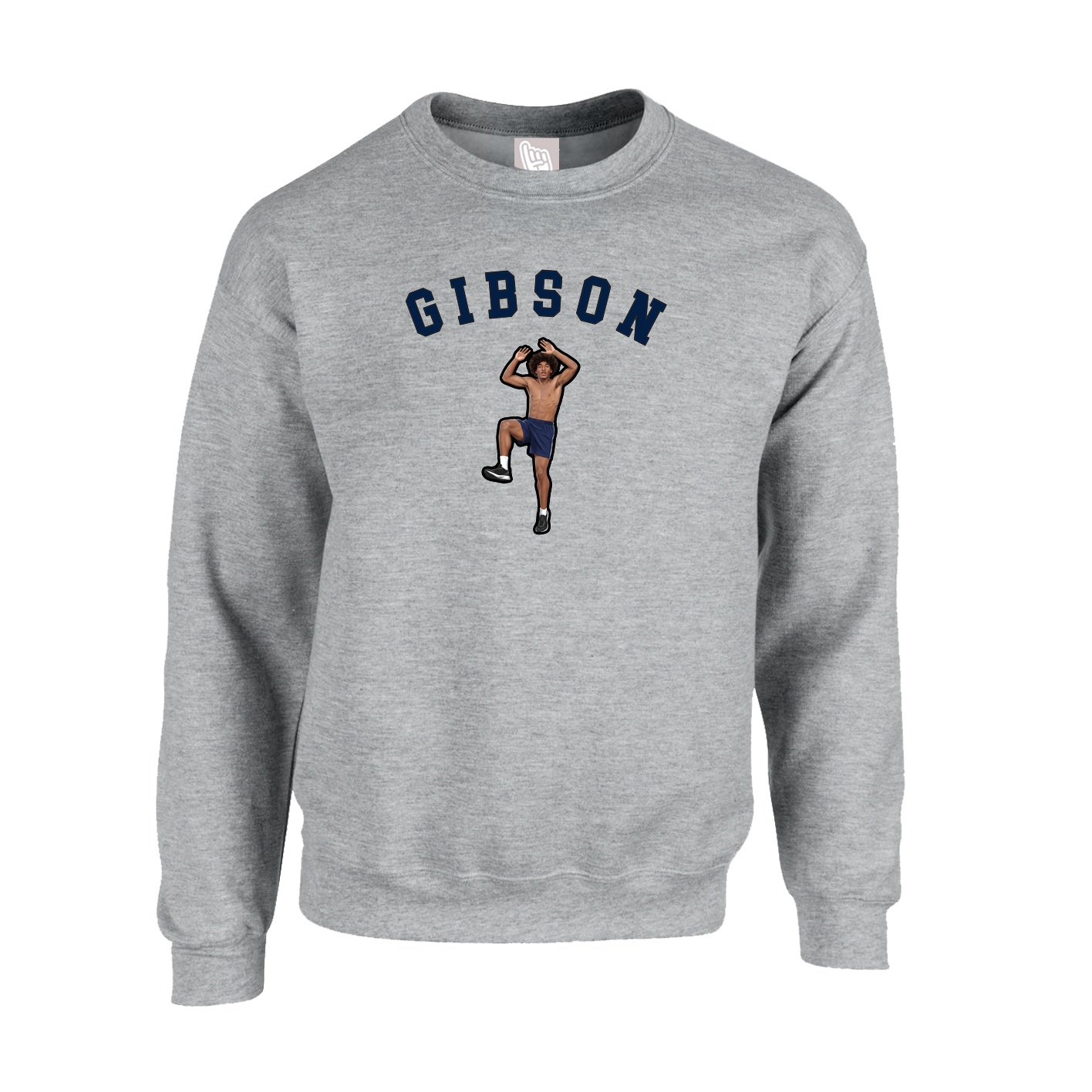 Fleece Crew — Shirsey Arch in Grey