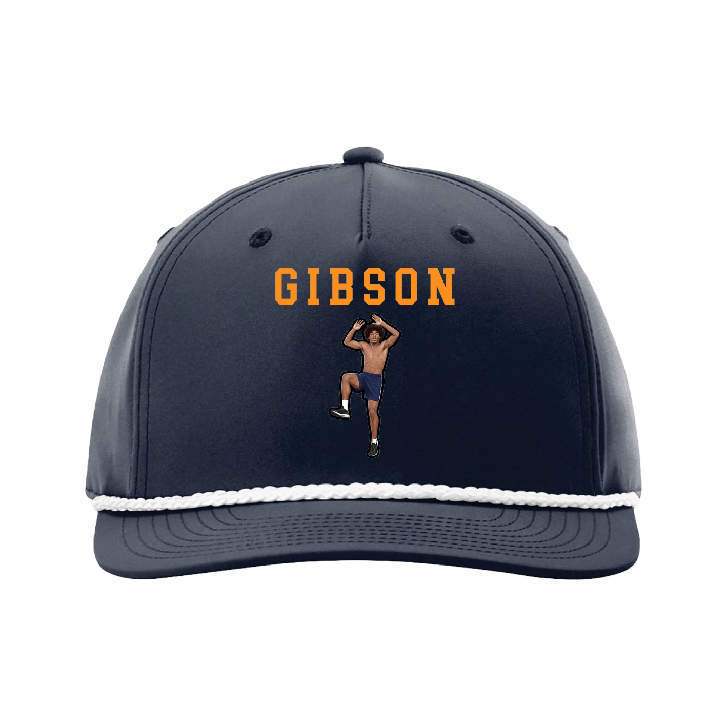 Five-Panel Classic Rope Cap — Shirsey in Navy