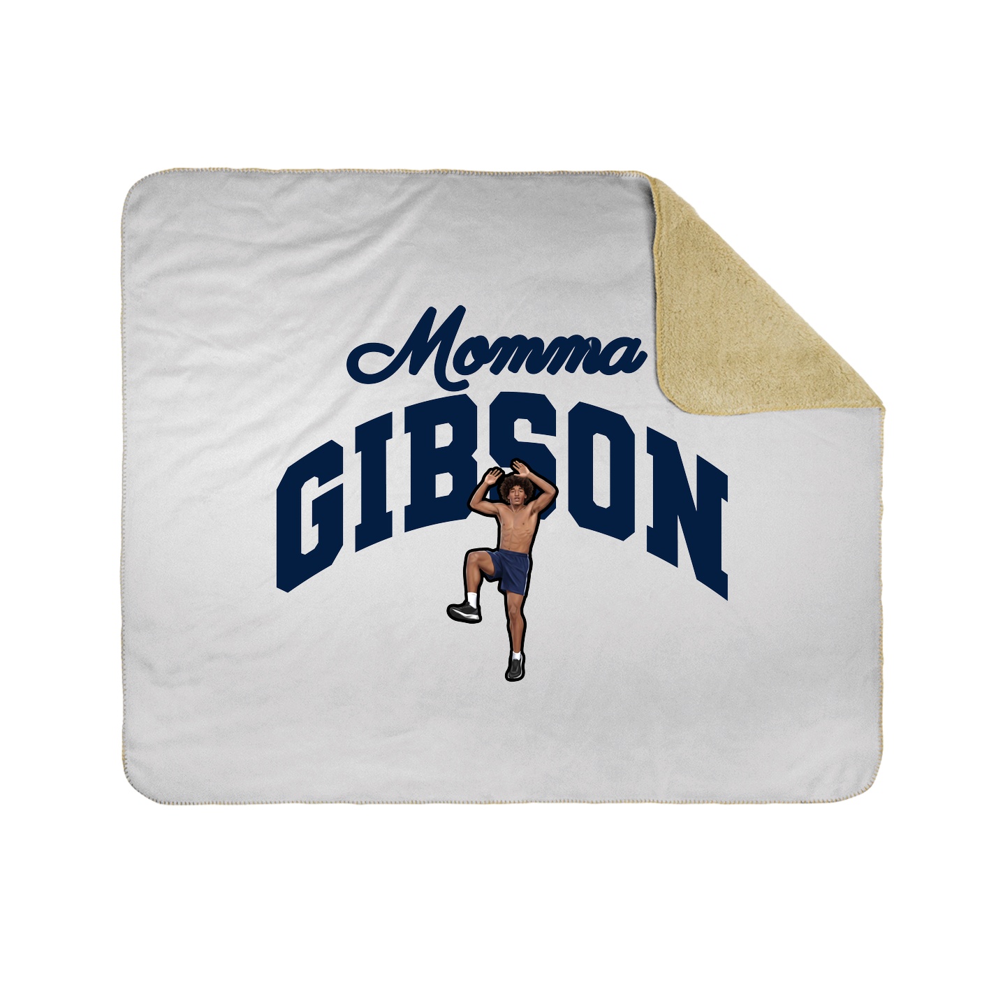 Throw Blanket — Mothers Day Arch in White