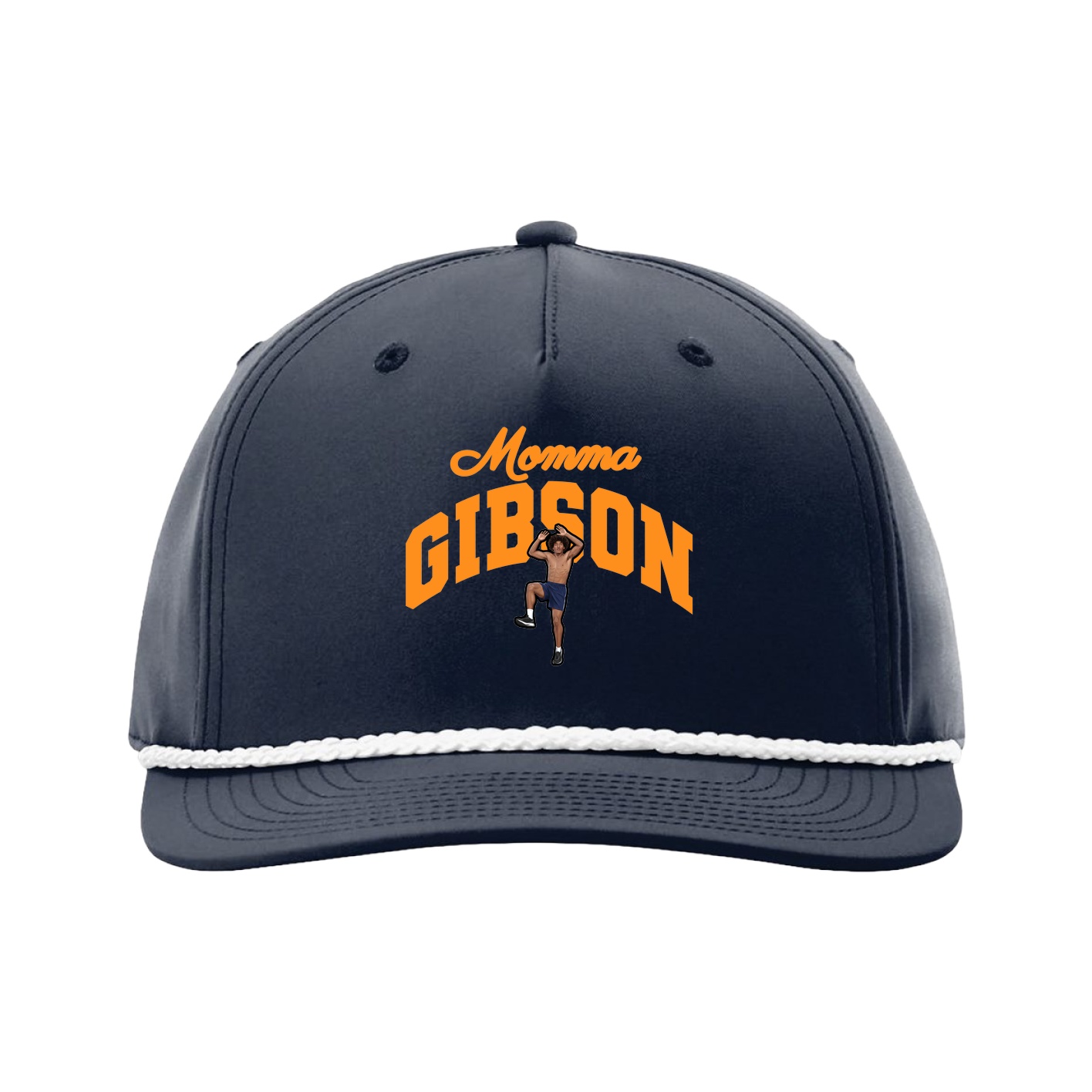 Five-Panel Classic Rope Cap — Mothers Day Arch in Navy