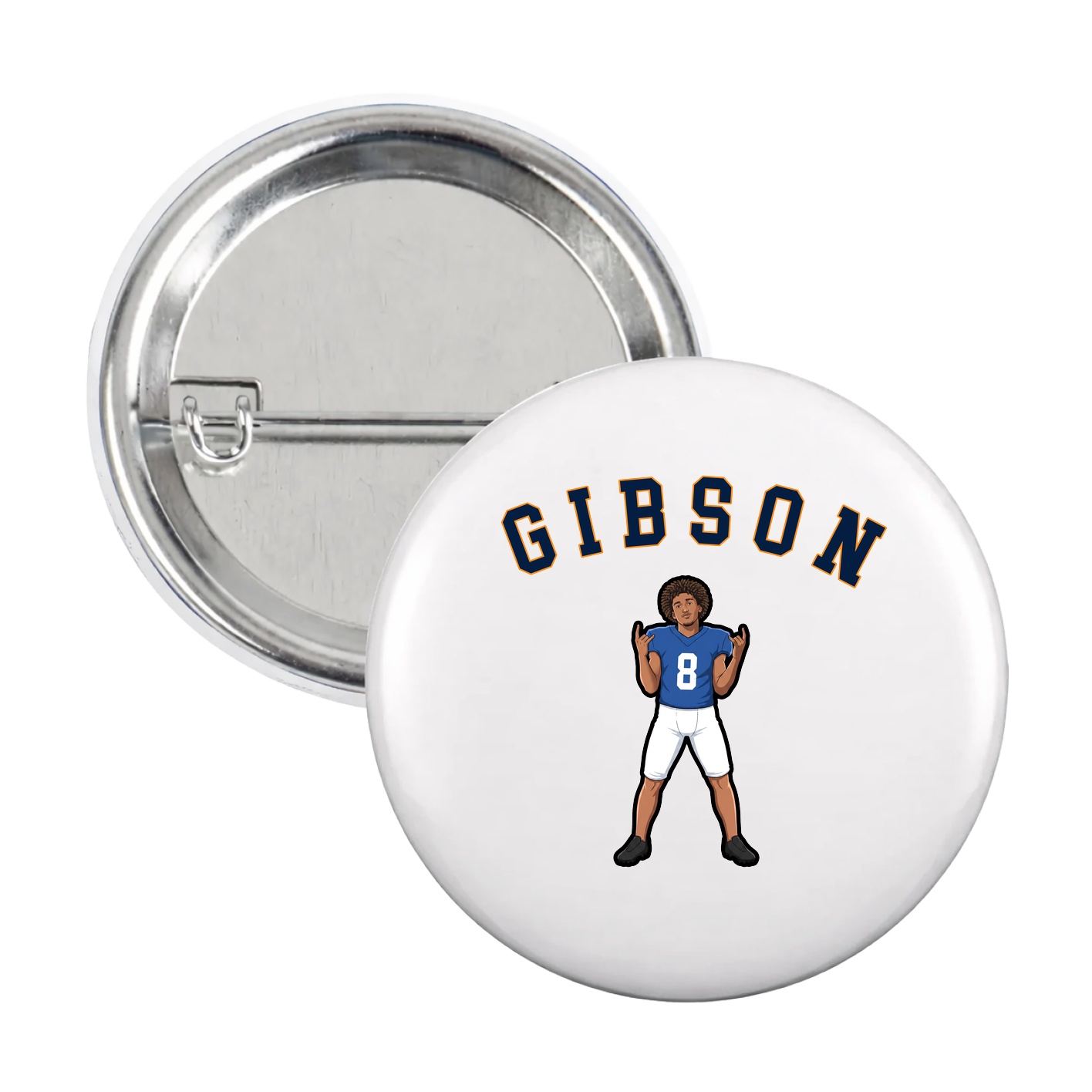 Game Day Button — Shirsey Arch in White