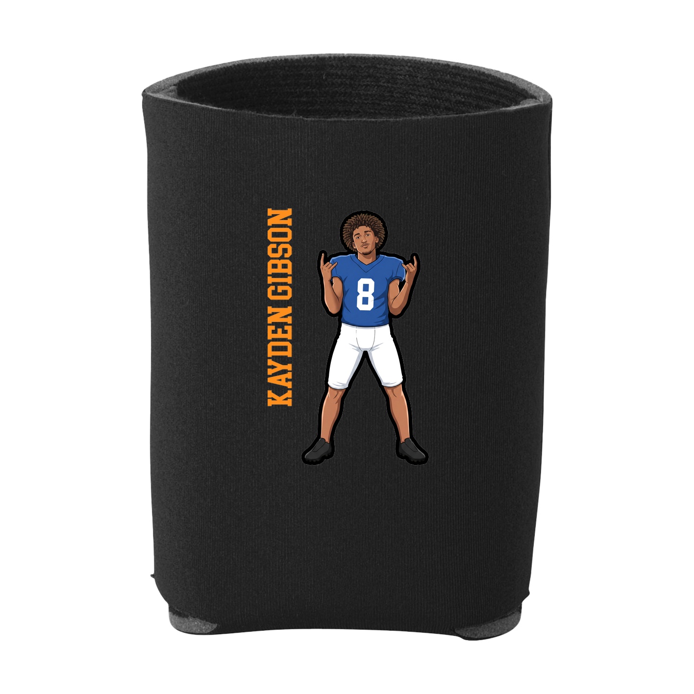 Can Holder — Name Vertical in Black