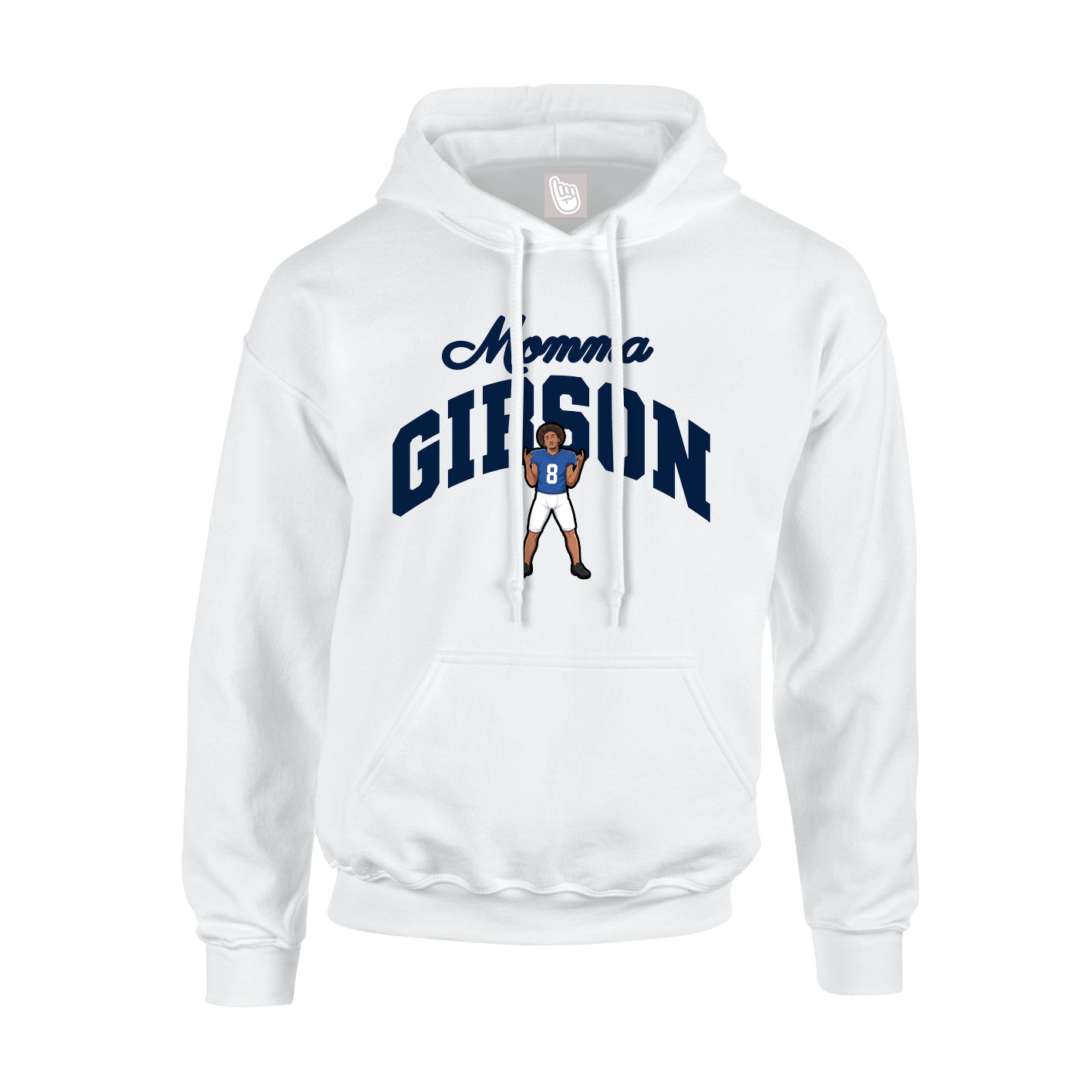 Youth Hoodie — Mothers Day Arch in White