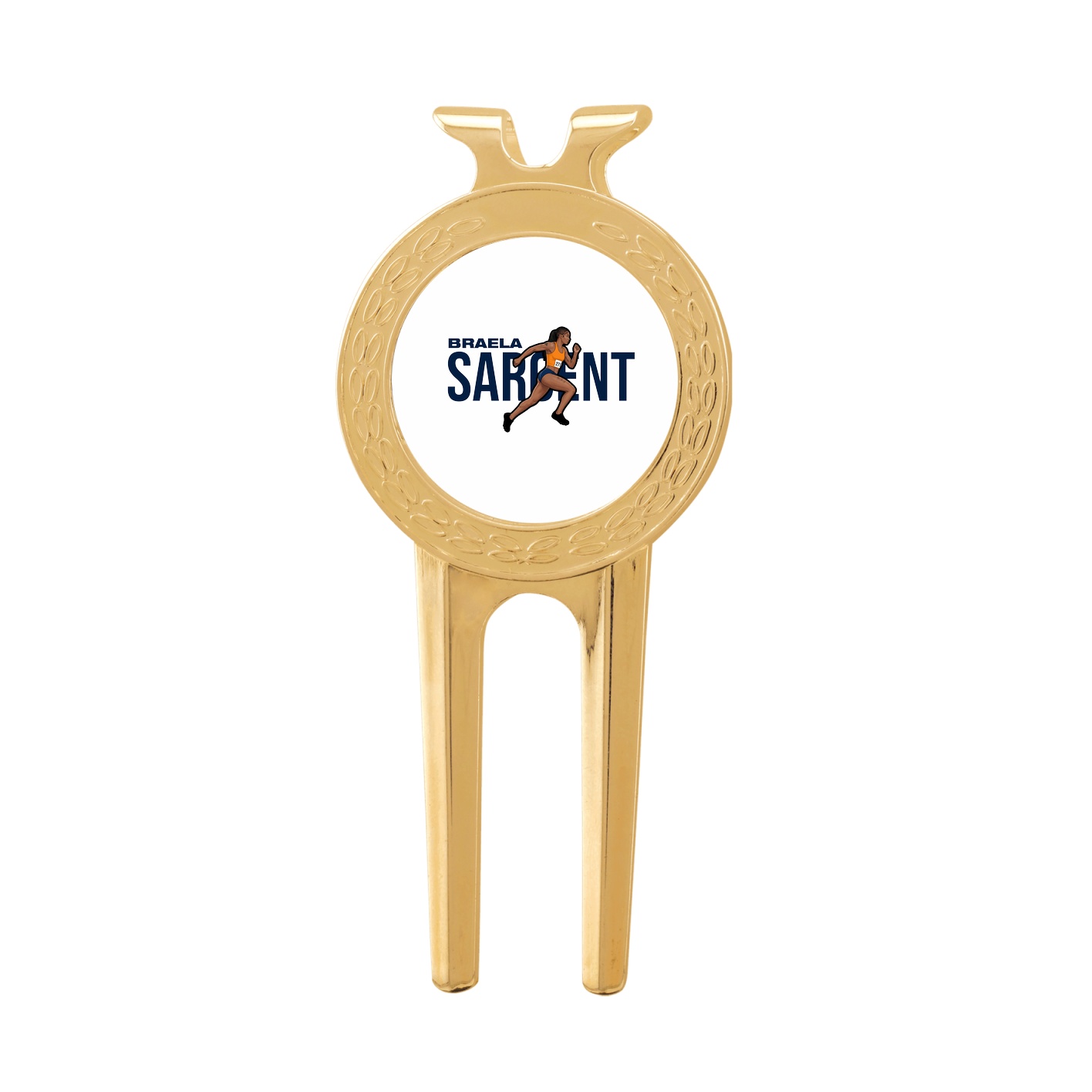 Divot Tool with Ball Marker — Player Name in Classic