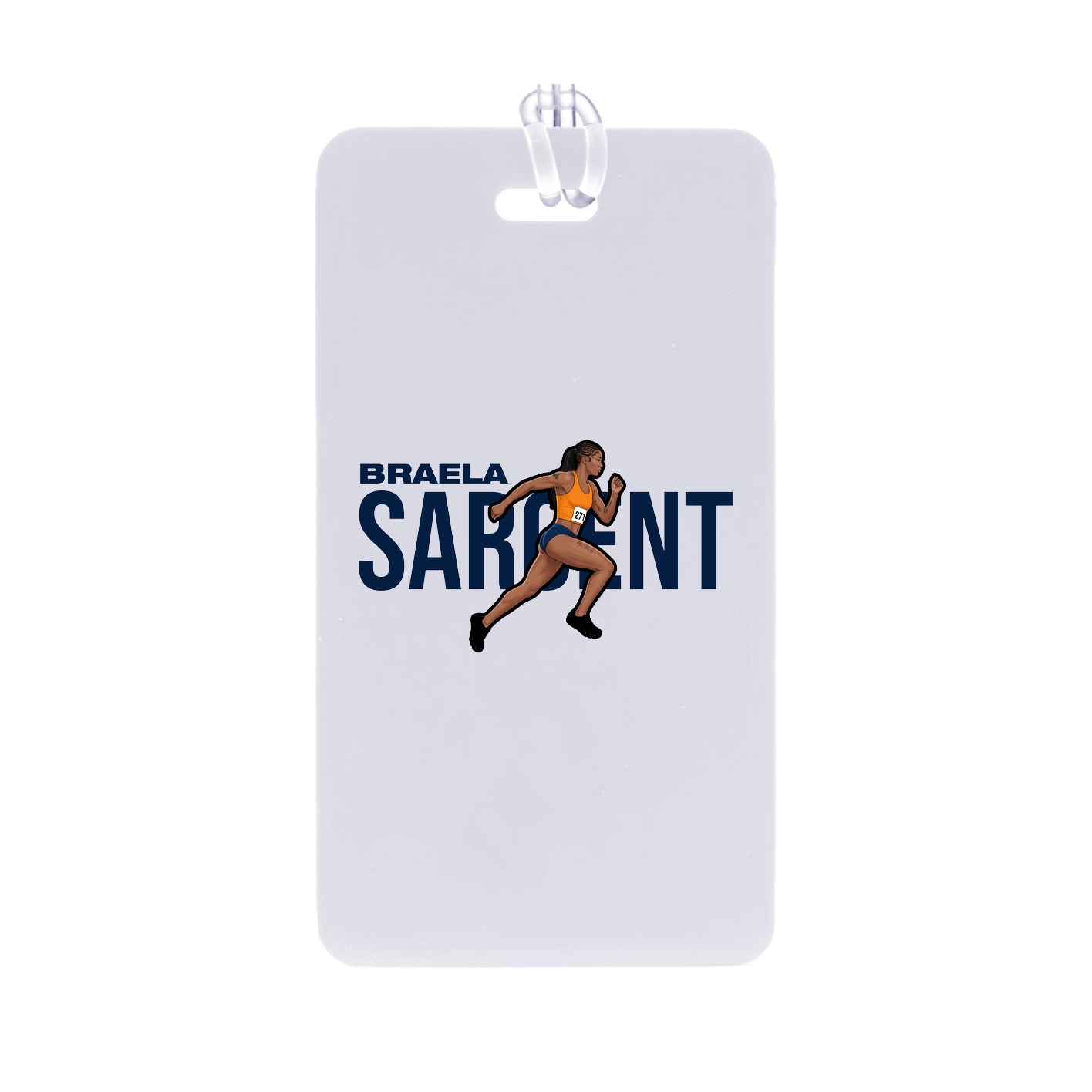 Bag Tag — Player Name in Classic
