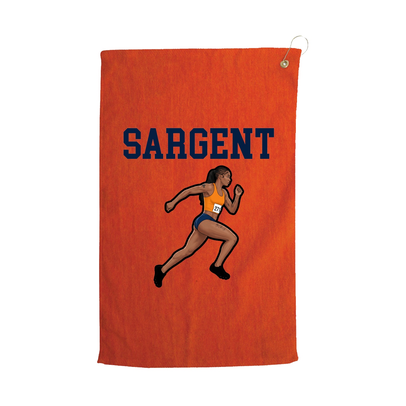 Golf Towel — Shirsey in Orange