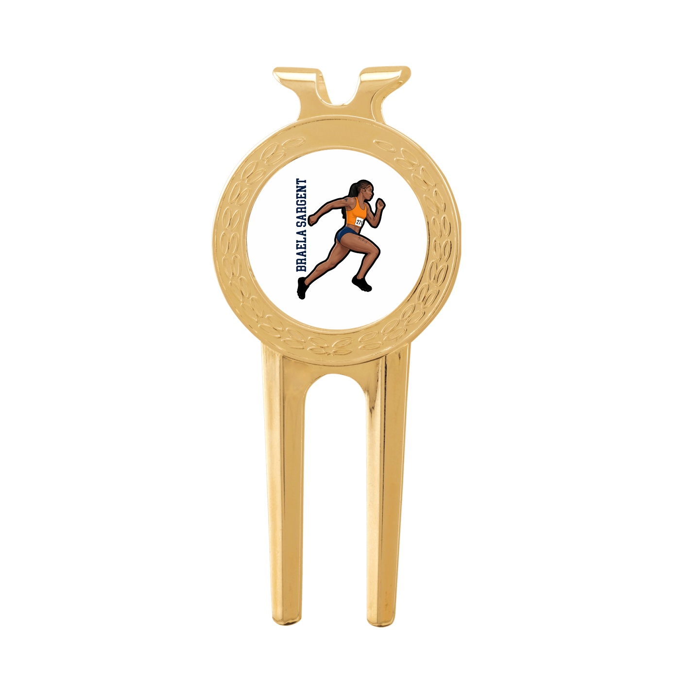 Divot Tool with Ball Marker — Name Vertical in Classic