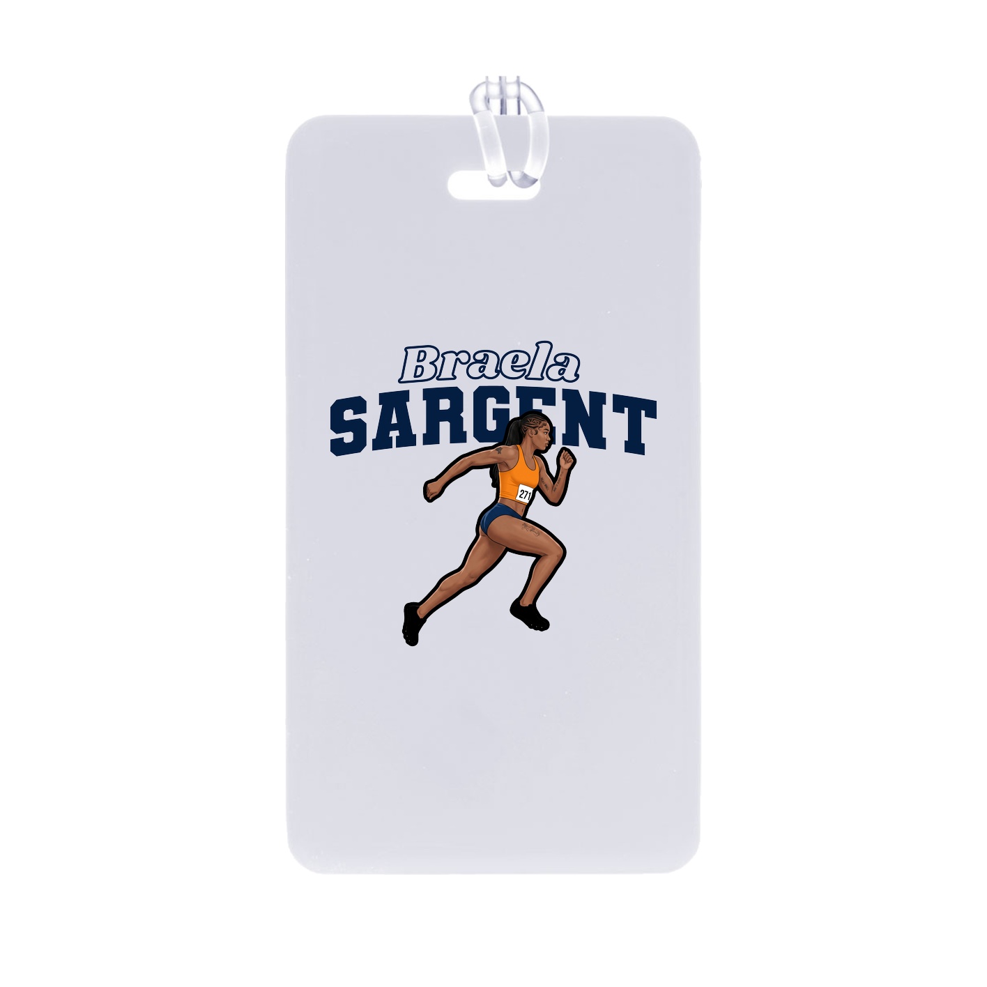 Bag Tag — Name Arch in Classic