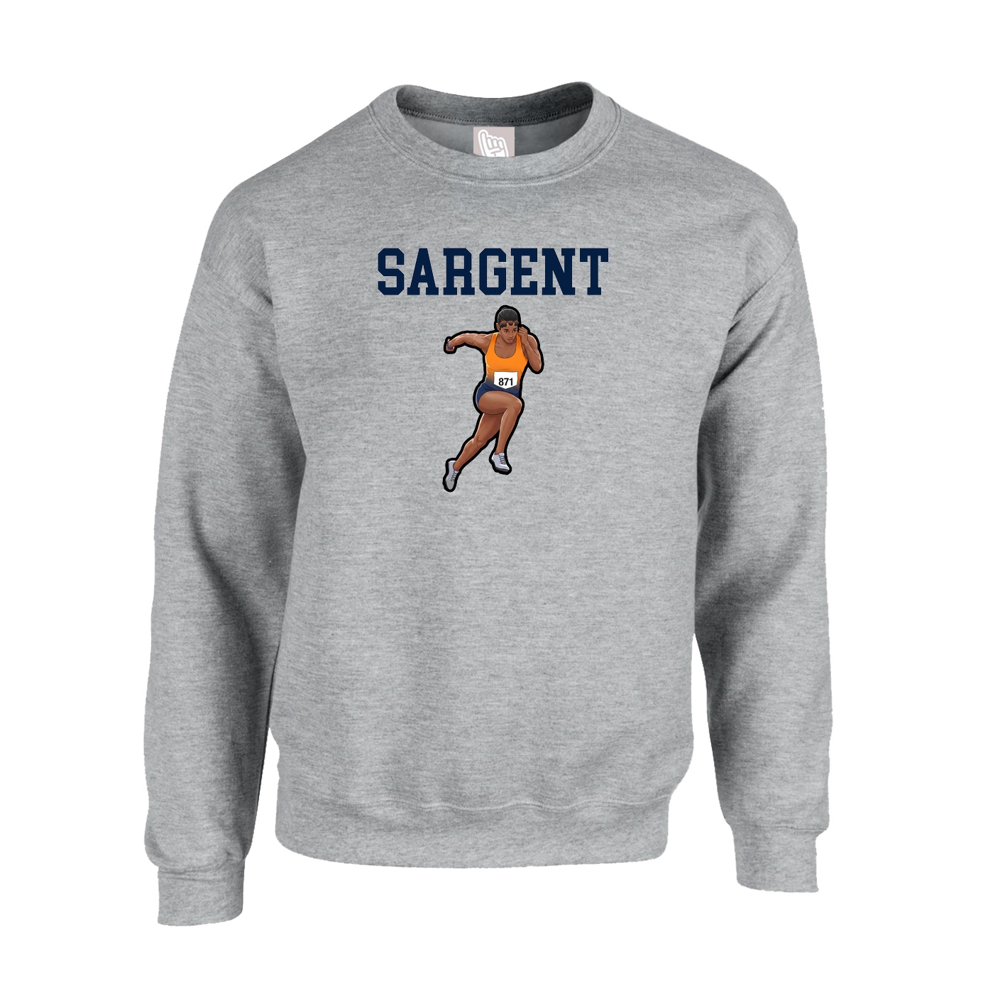 Fleece Crew — Shirsey in Grey