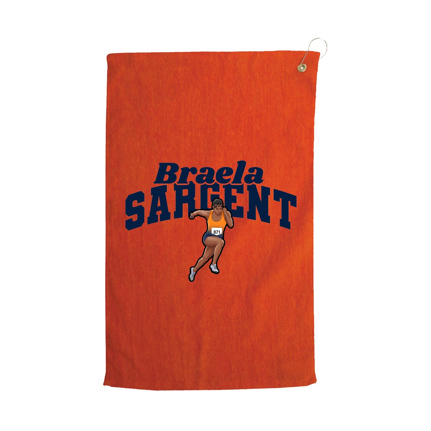 Golf Towel — Signature Arch in Orange