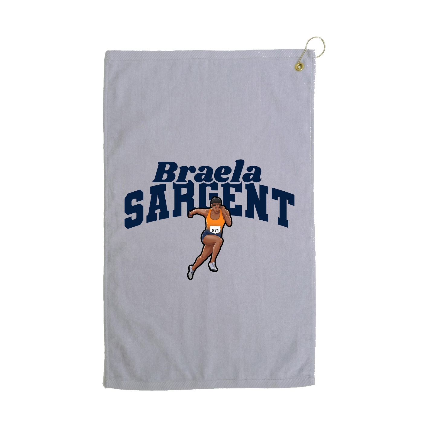 Golf Towel — Signature Arch in Grey