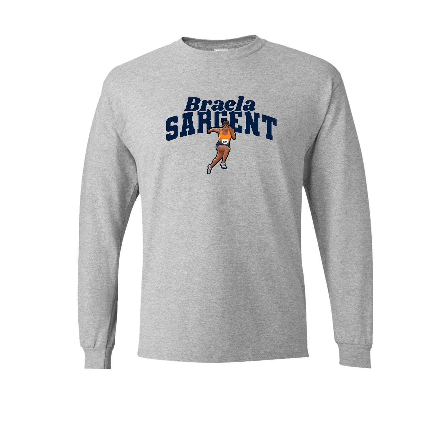 Long Sleeve Tee — Signature Arch in Grey