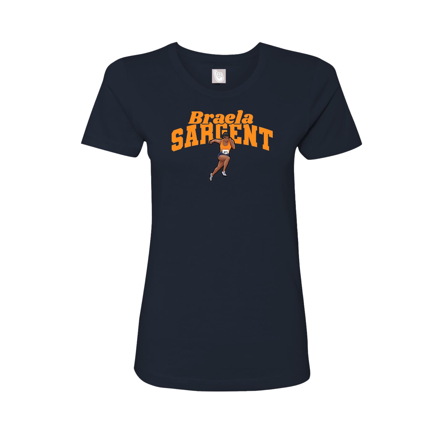 Womens Tee — Signature Arch in Navy