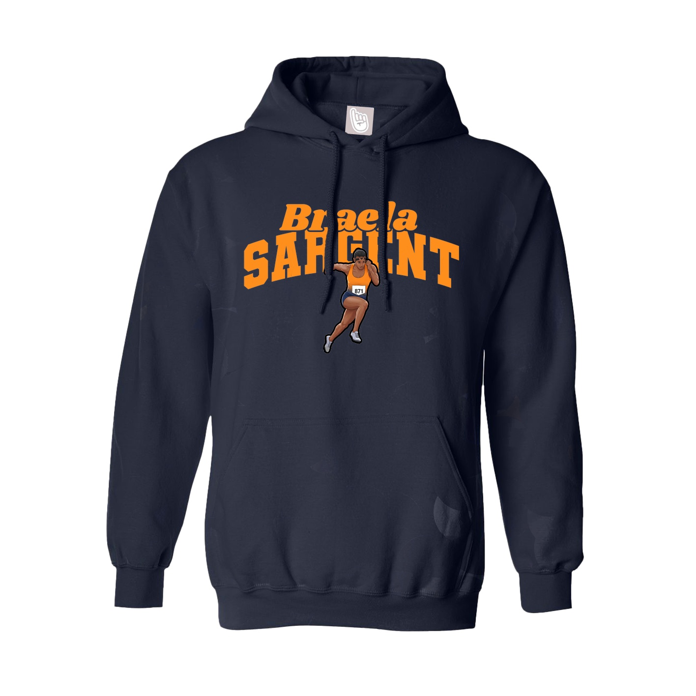 Hoodie — Signature Arch in Navy
