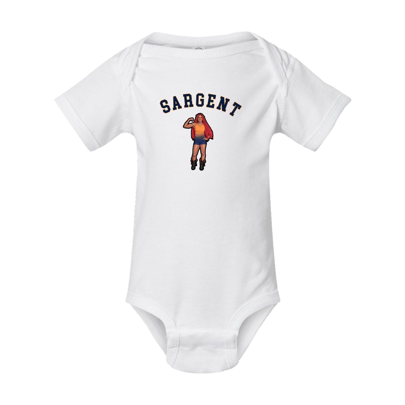 Baby Onesie — Shirsey Arch in White