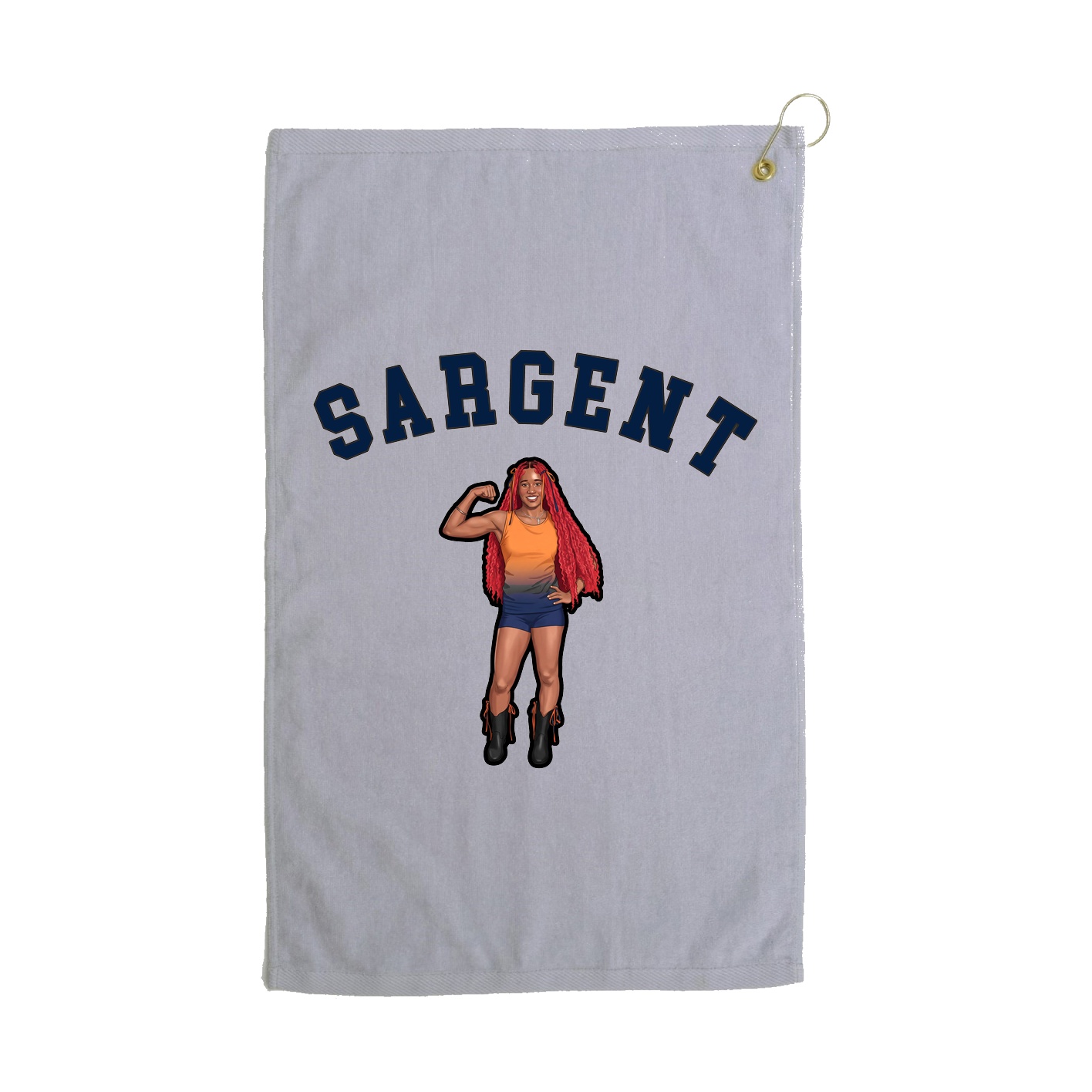 Golf Towel — Shirsey Arch in Grey