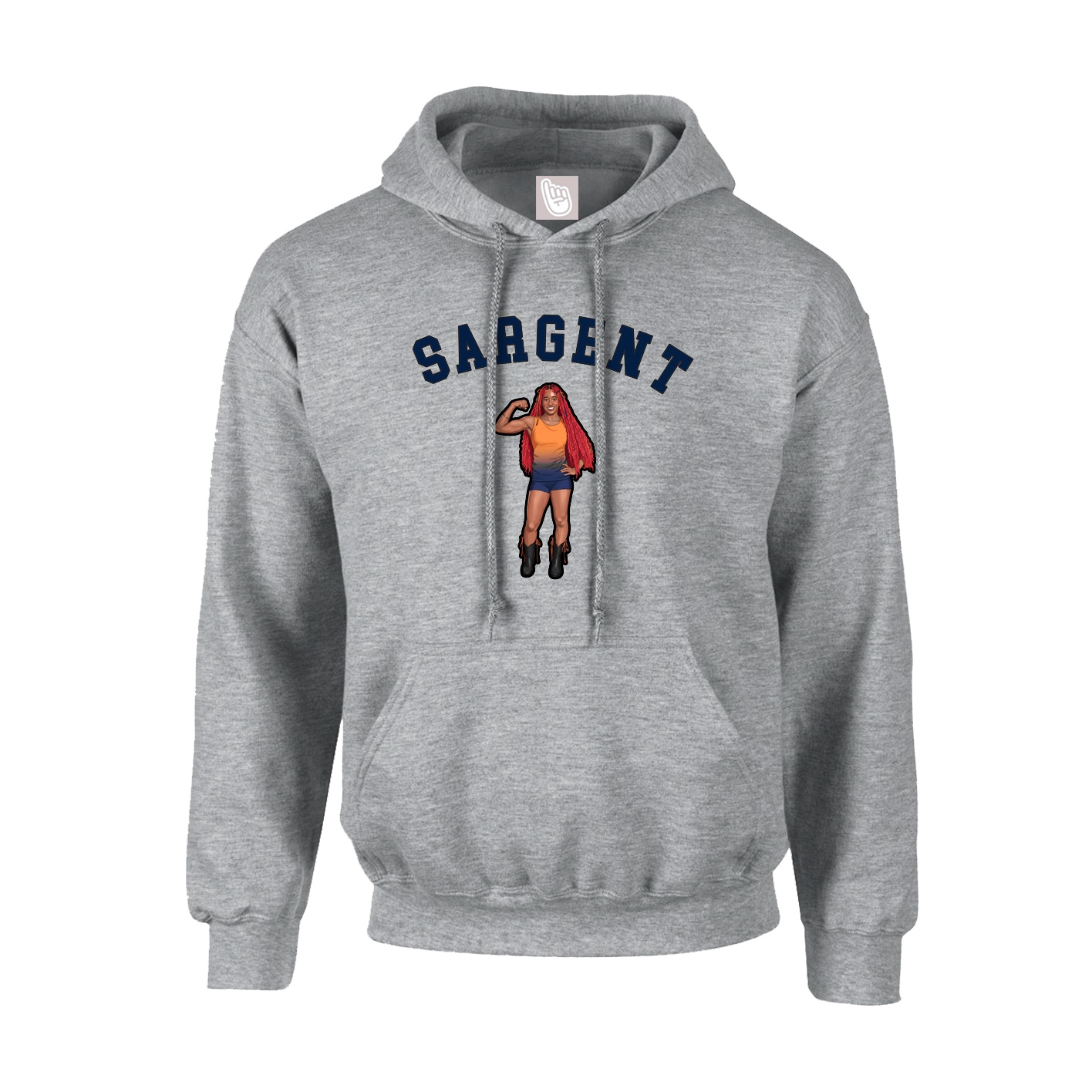 Youth Hoodie — Shirsey Arch in Grey