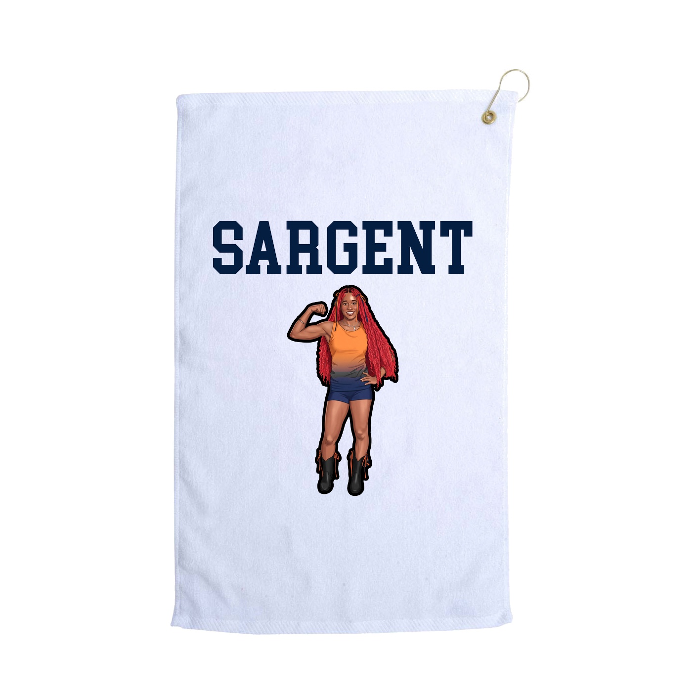 Golf Towel — Shirsey in White