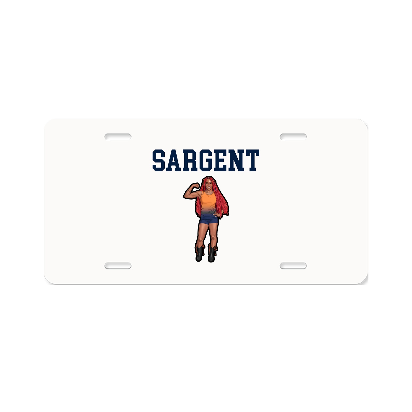 License Plate — Shirsey in Classic