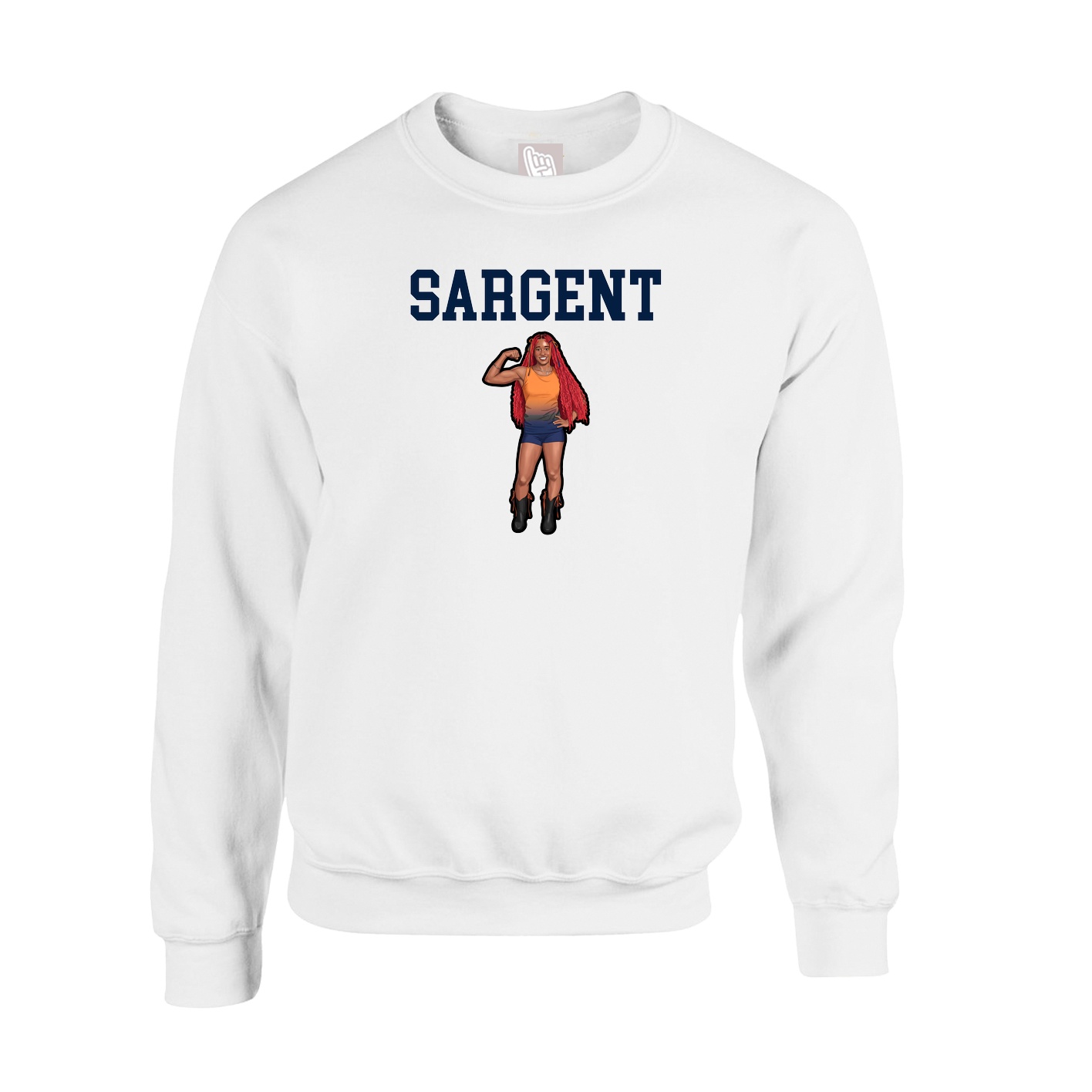 Fleece Crew — Shirsey in White