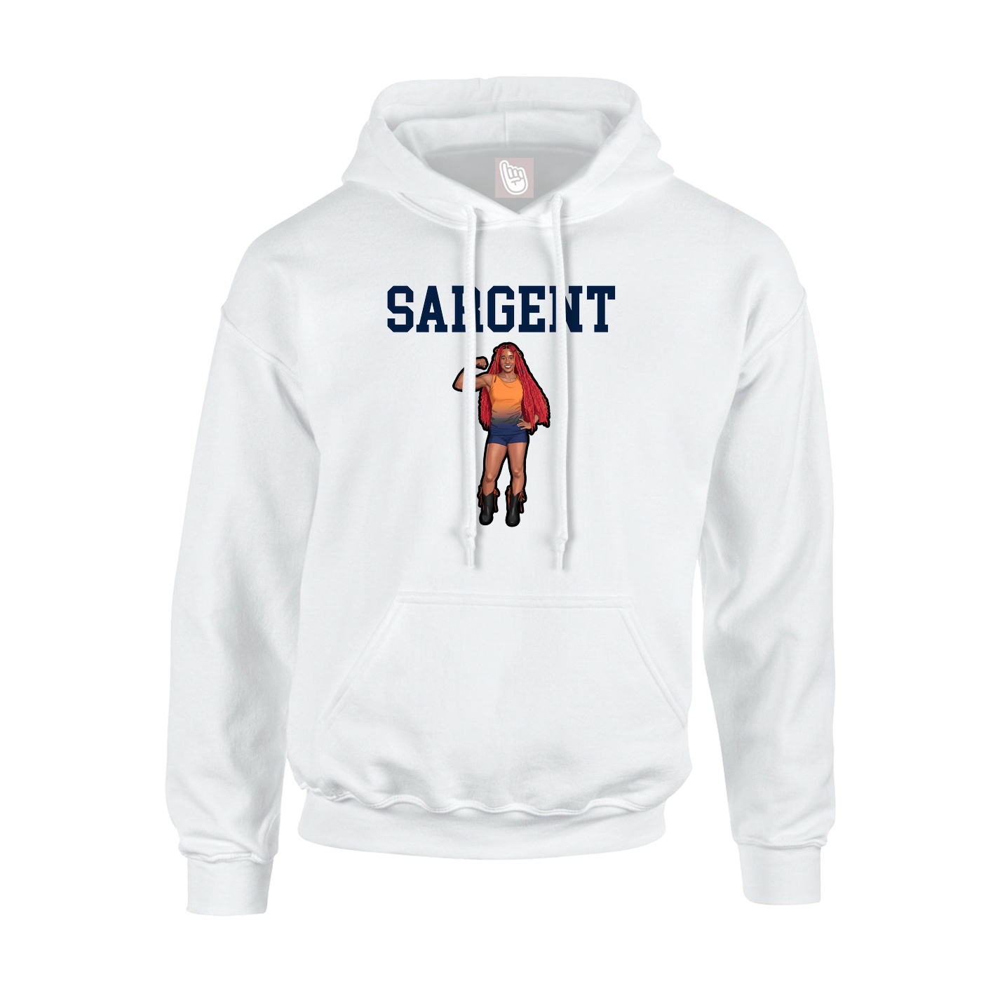 Youth Hoodie — Shirsey in White