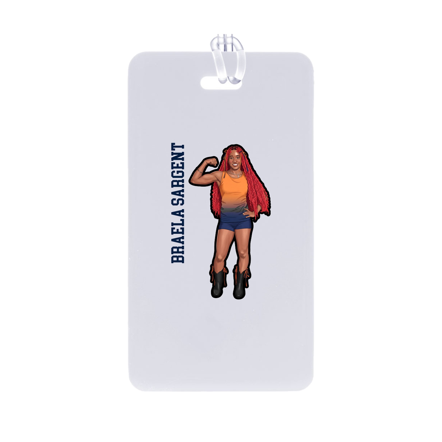 Bag Tag — Name Vertical in Classic