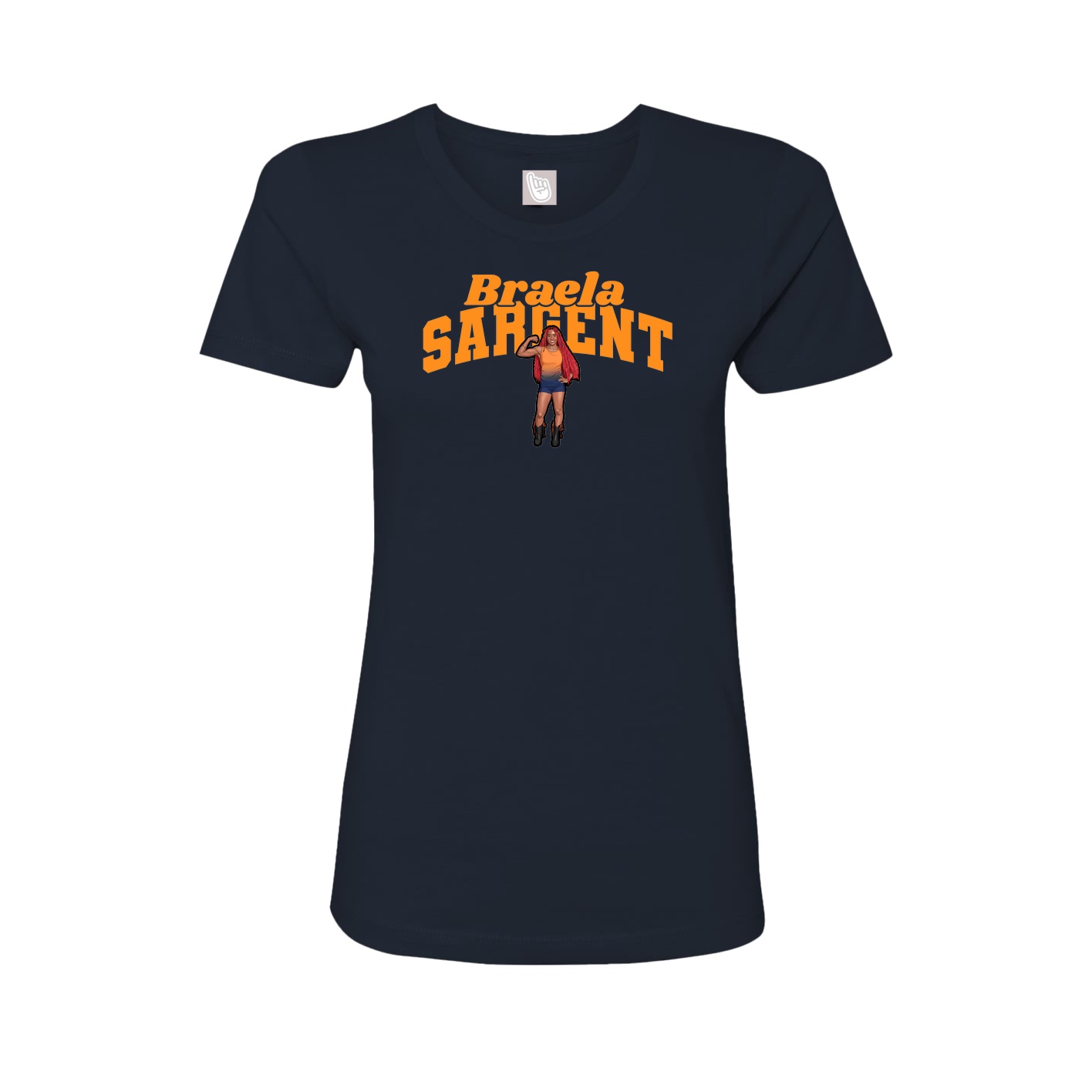 Womens Tee — Signature Arch in Navy